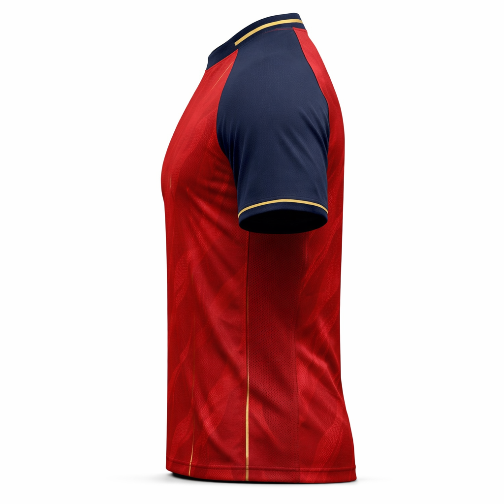 Spain – Home Match Jersey – Performance Fabric