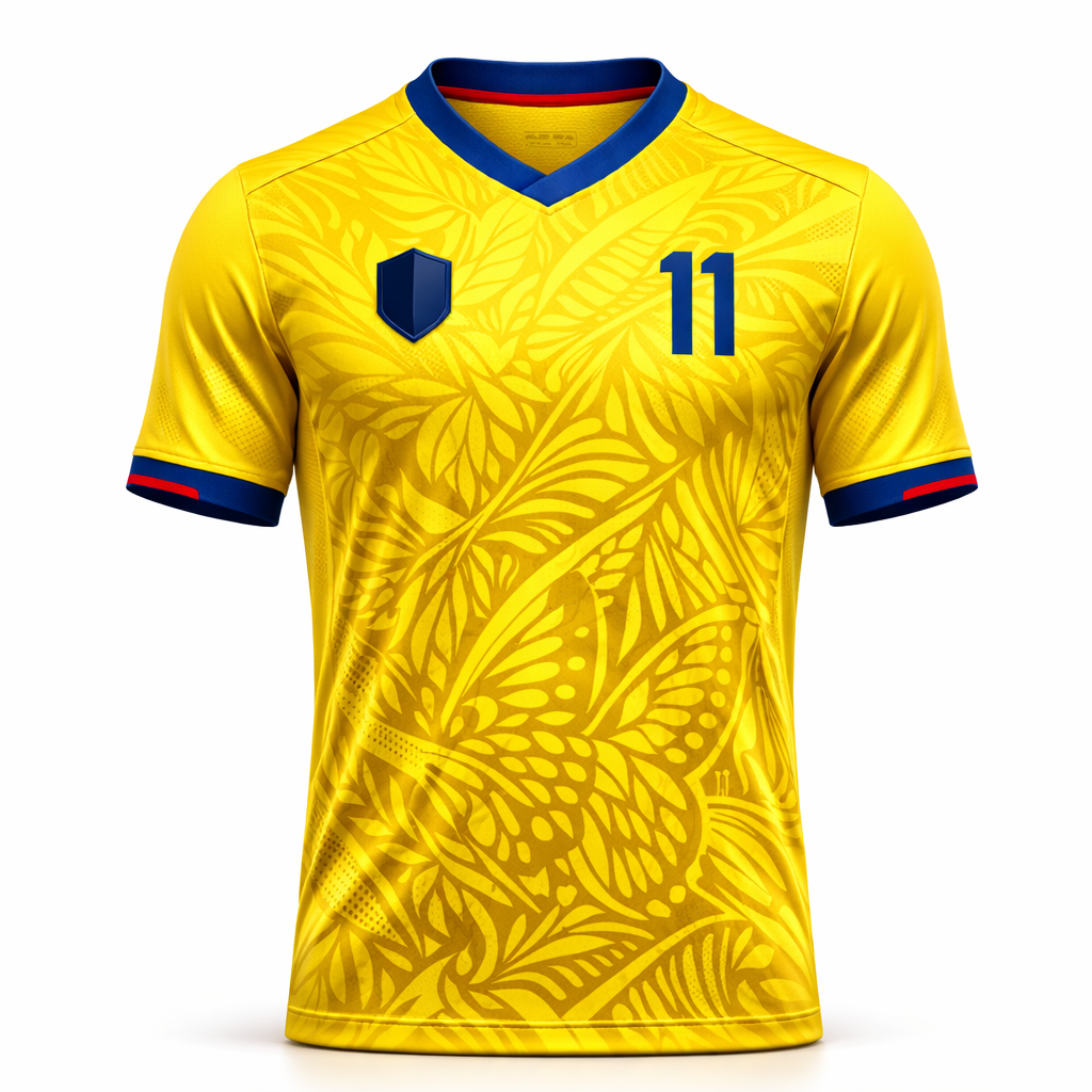 Colombia – Home Passion Jersey – Interlock Fabric