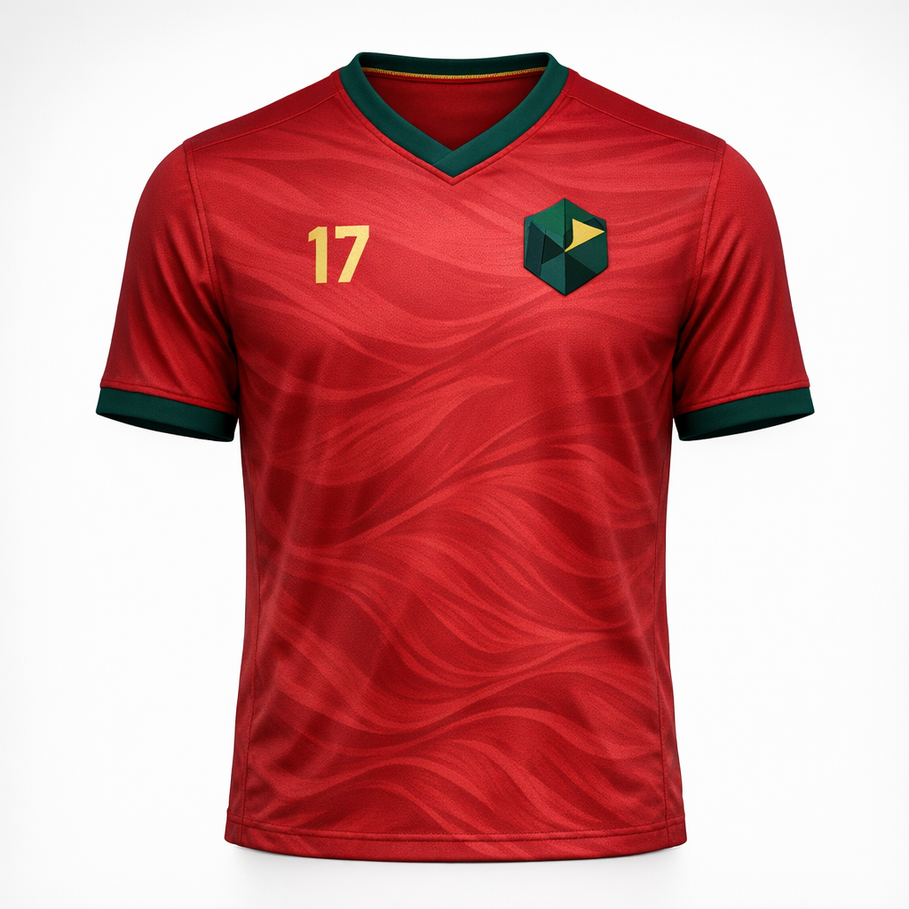 Portugal – Home Wave Jersey – Lightweight Polyester