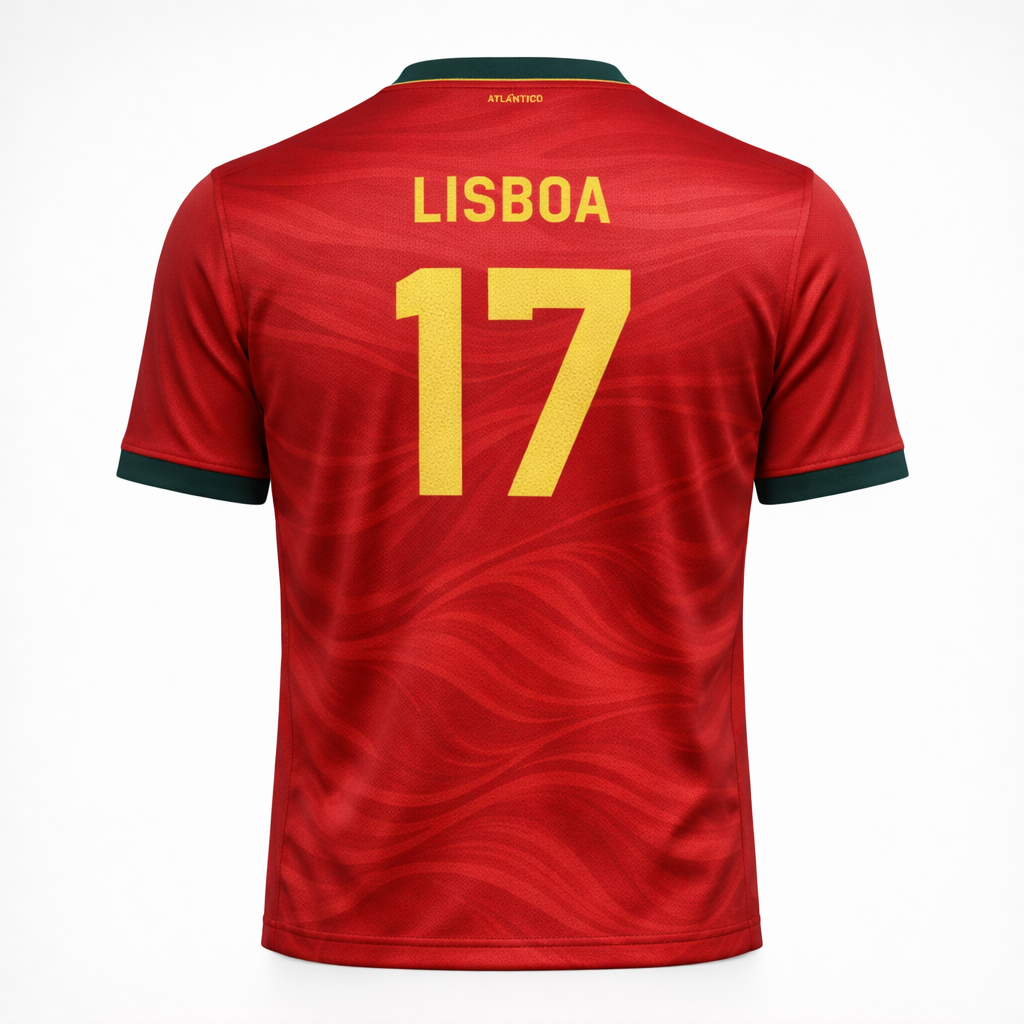 Portugal – Home Wave Jersey – Lightweight Polyester