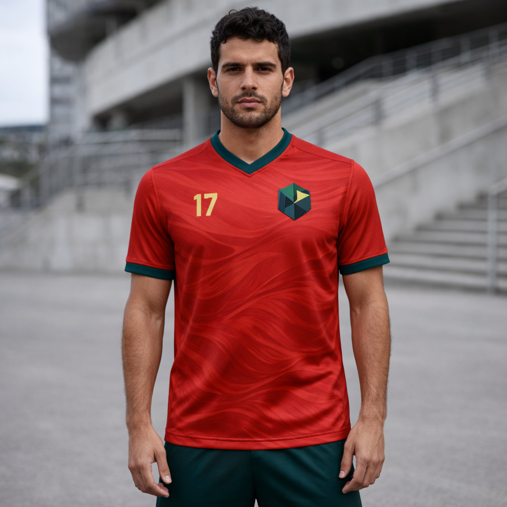 Portugal – Home Wave Jersey – Lightweight Polyester