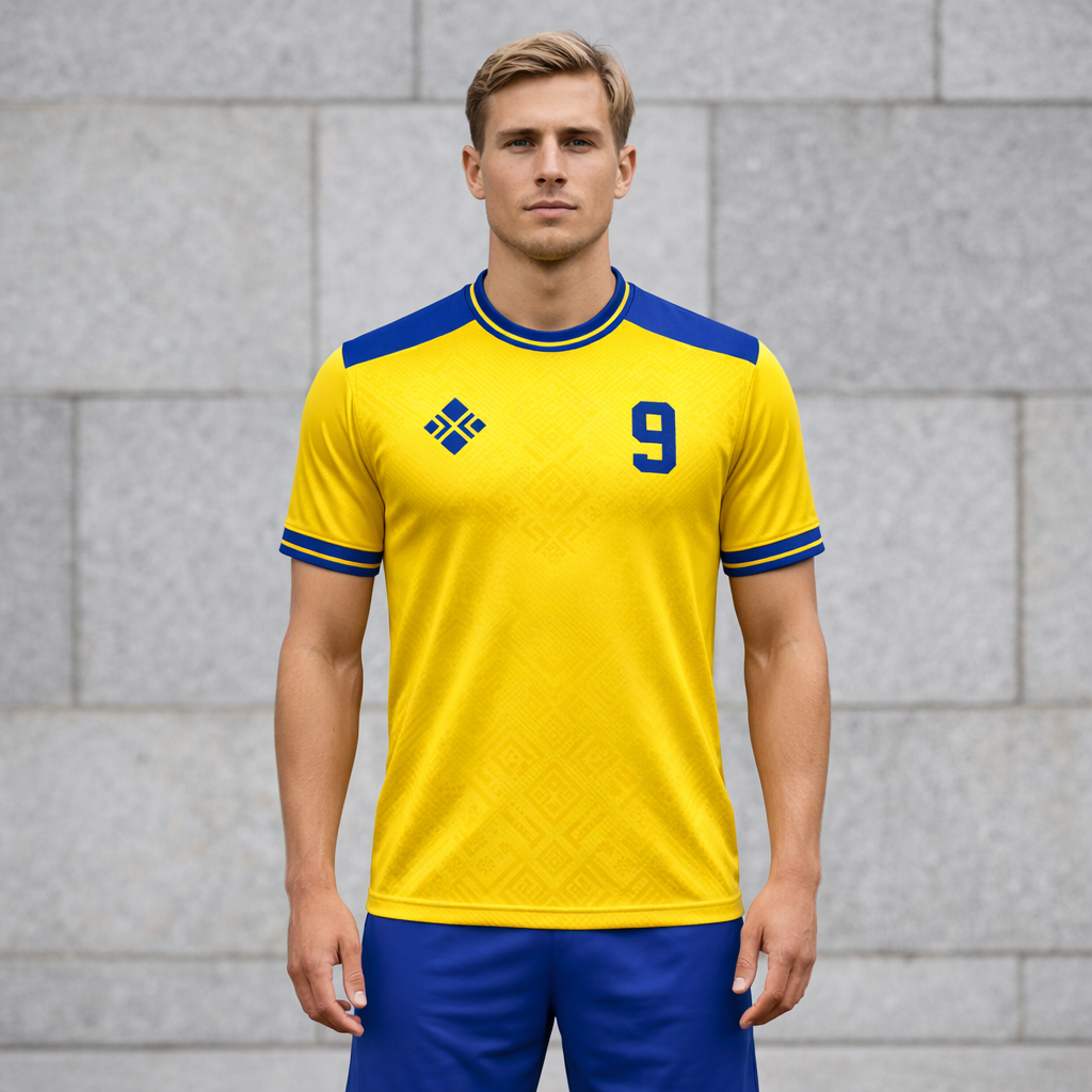 Sweden – Home Heritage Jersey – Textured Interlock
