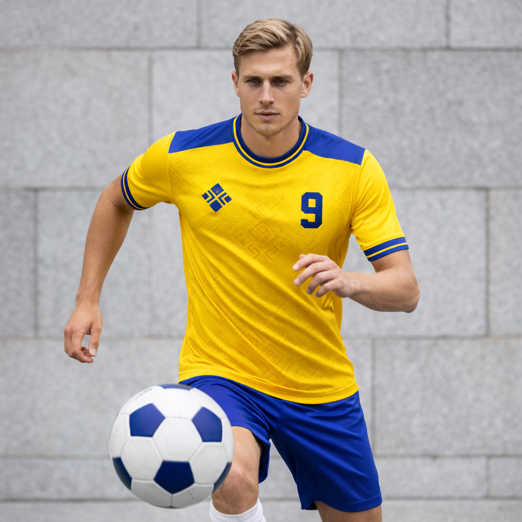 Sweden – Home Heritage Jersey – Textured Interlock
