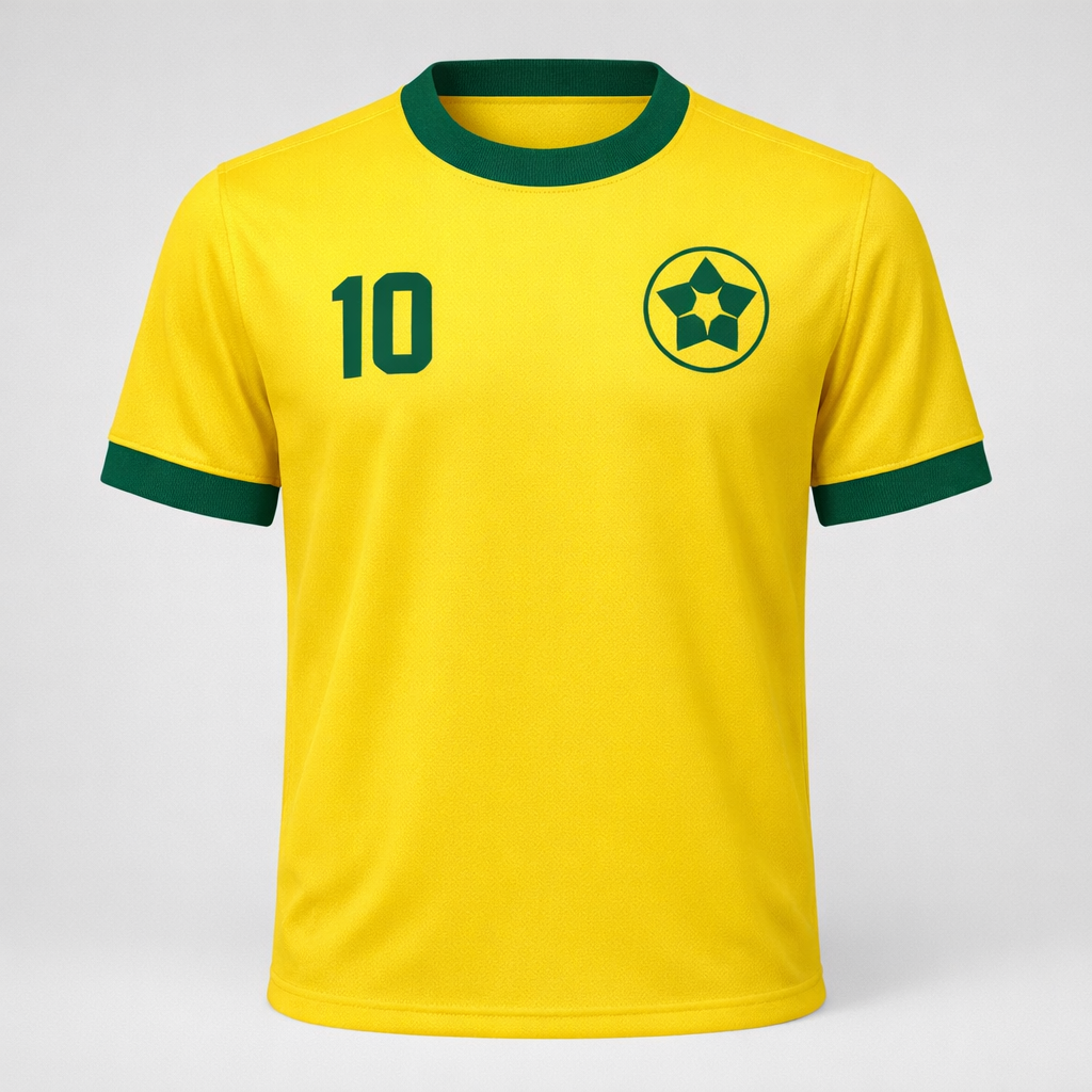 Três Coraçōes 10 – Classic Football Jersey – Breathable Polyester