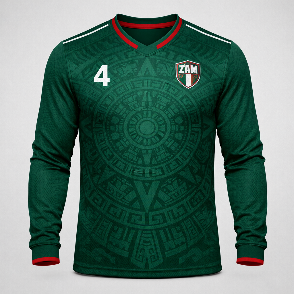 Zamora 4 – Aztec Shield Match Jersey – Recycled Performance Polyester