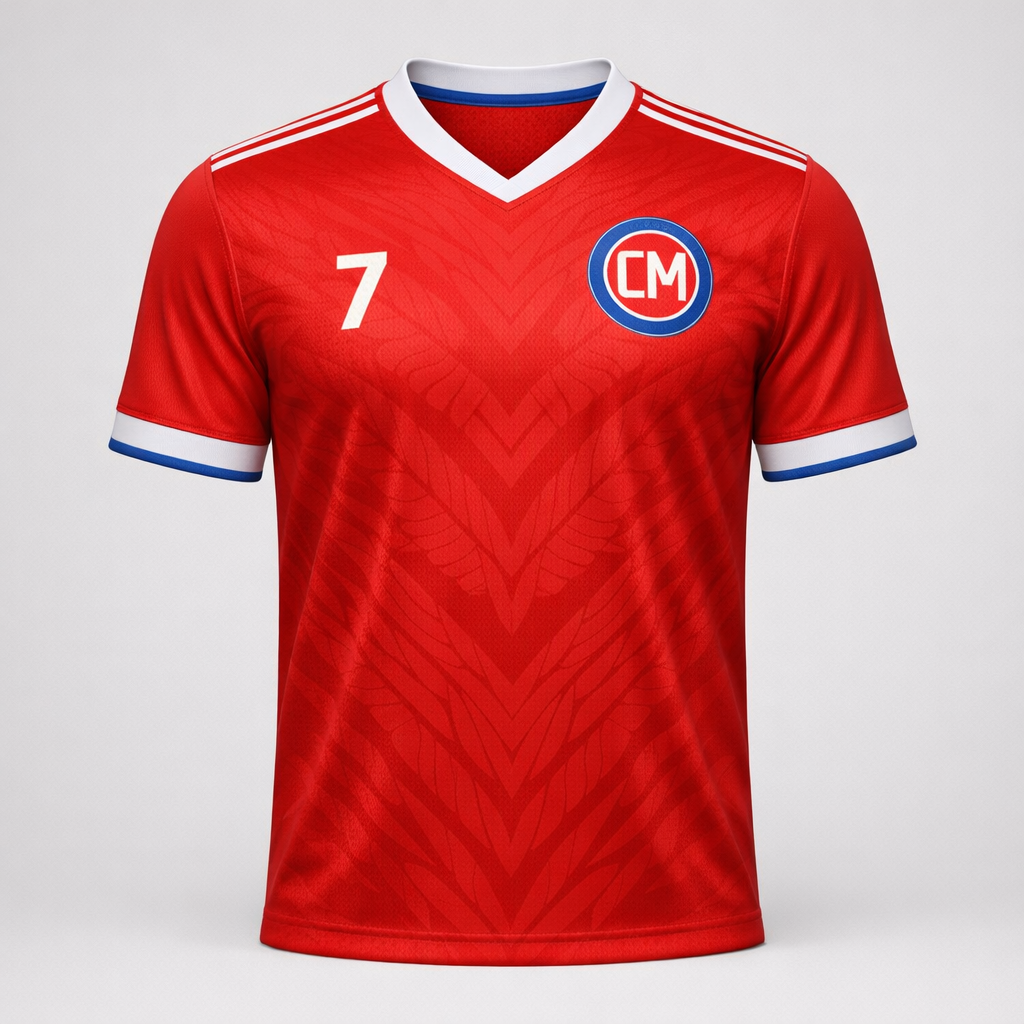 Chilean Match Jersey 7 – Recycled Performance Polyester