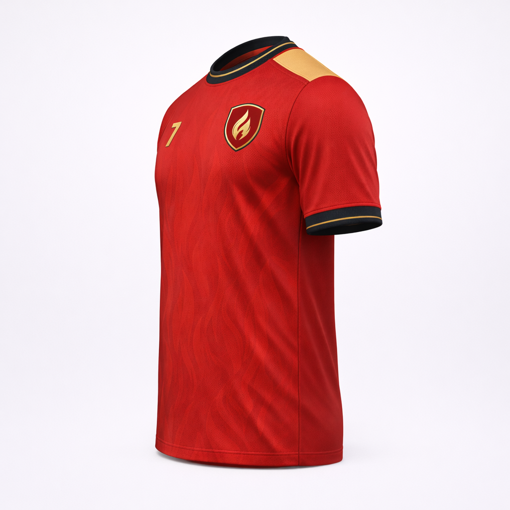 Ghent Maestro 7 – Flamecrest Match Jersey – Recycled Performance Polyester