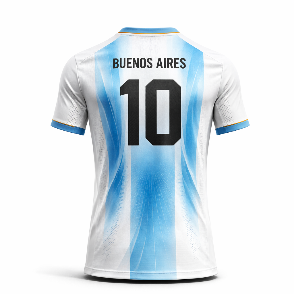 Argentina – Sky Blue Match Jersey – Polyester