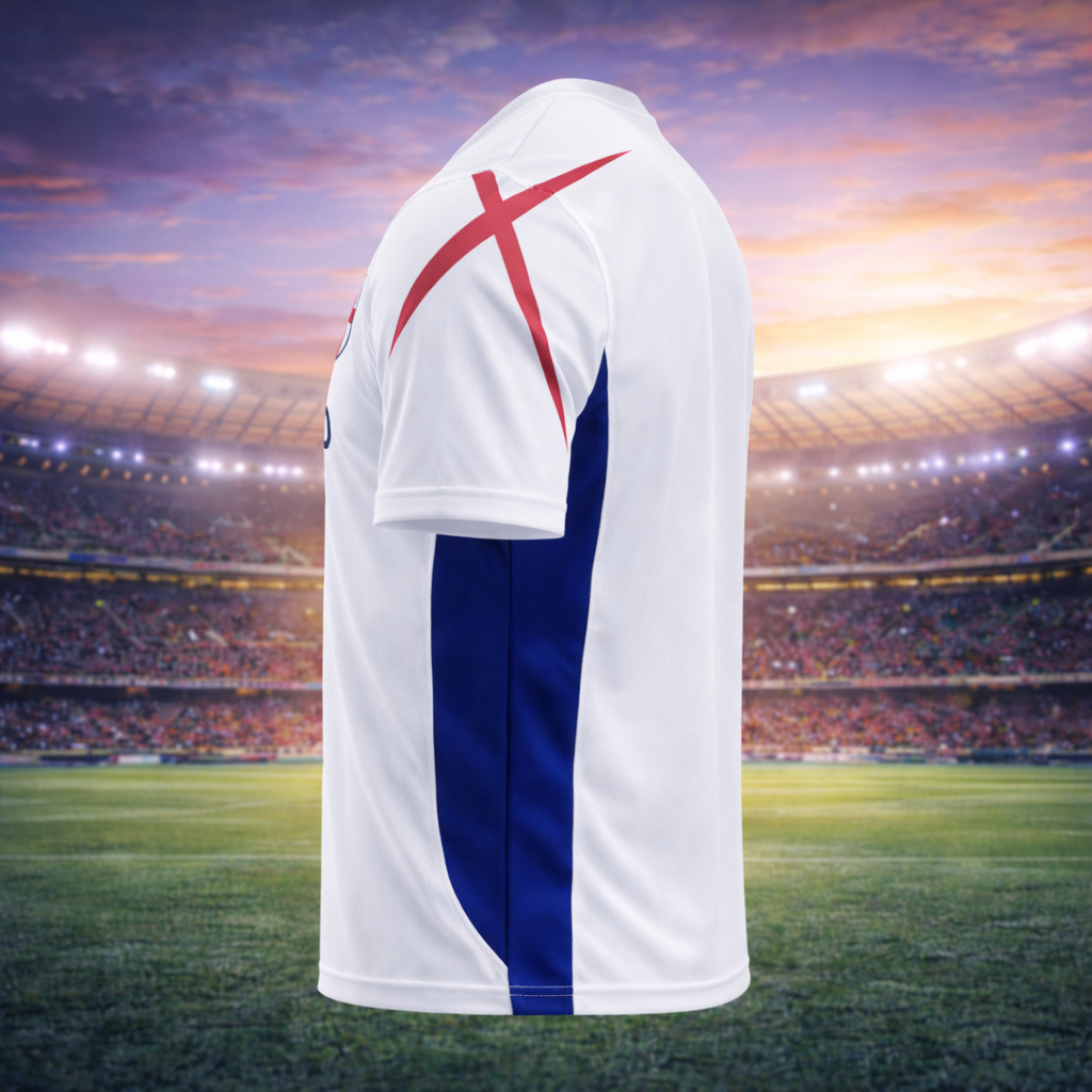 England - Men’s Breathable Football Jersey Quick Dry