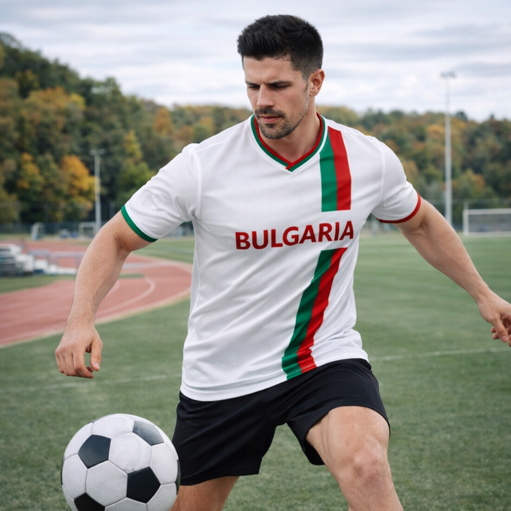 Bulgarian - Football Jersey Breathable Quick-Dry Shirt