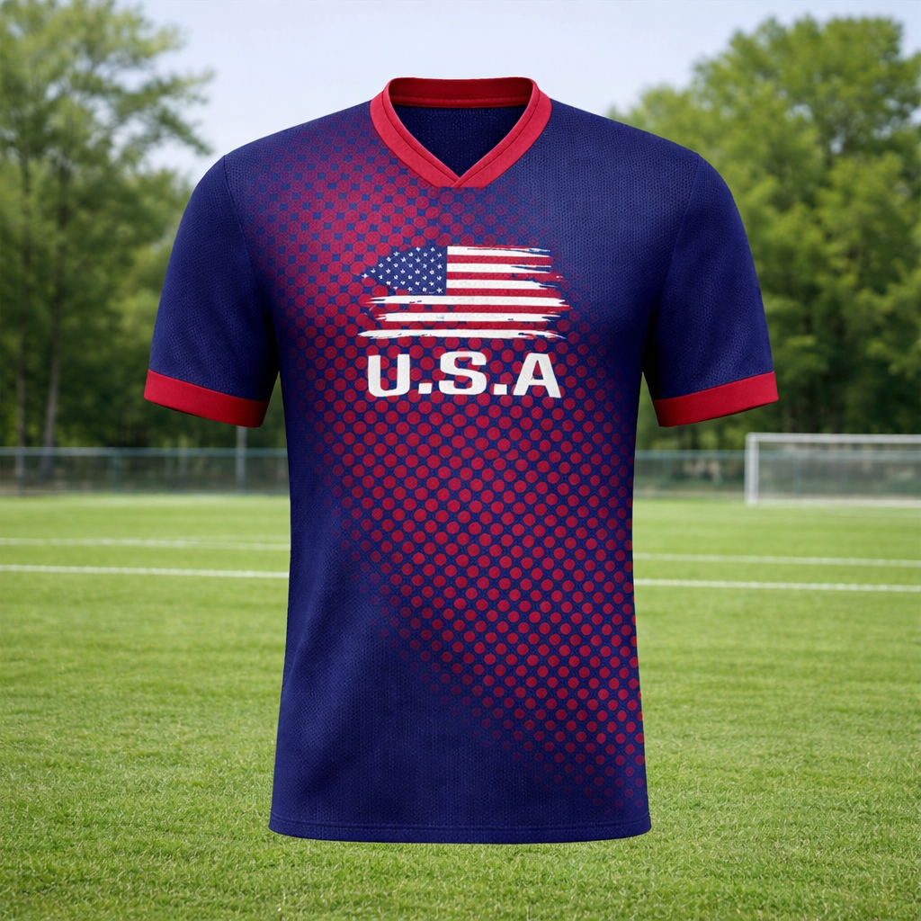 USA - Personalized Soccer Jersey Custom Name Number