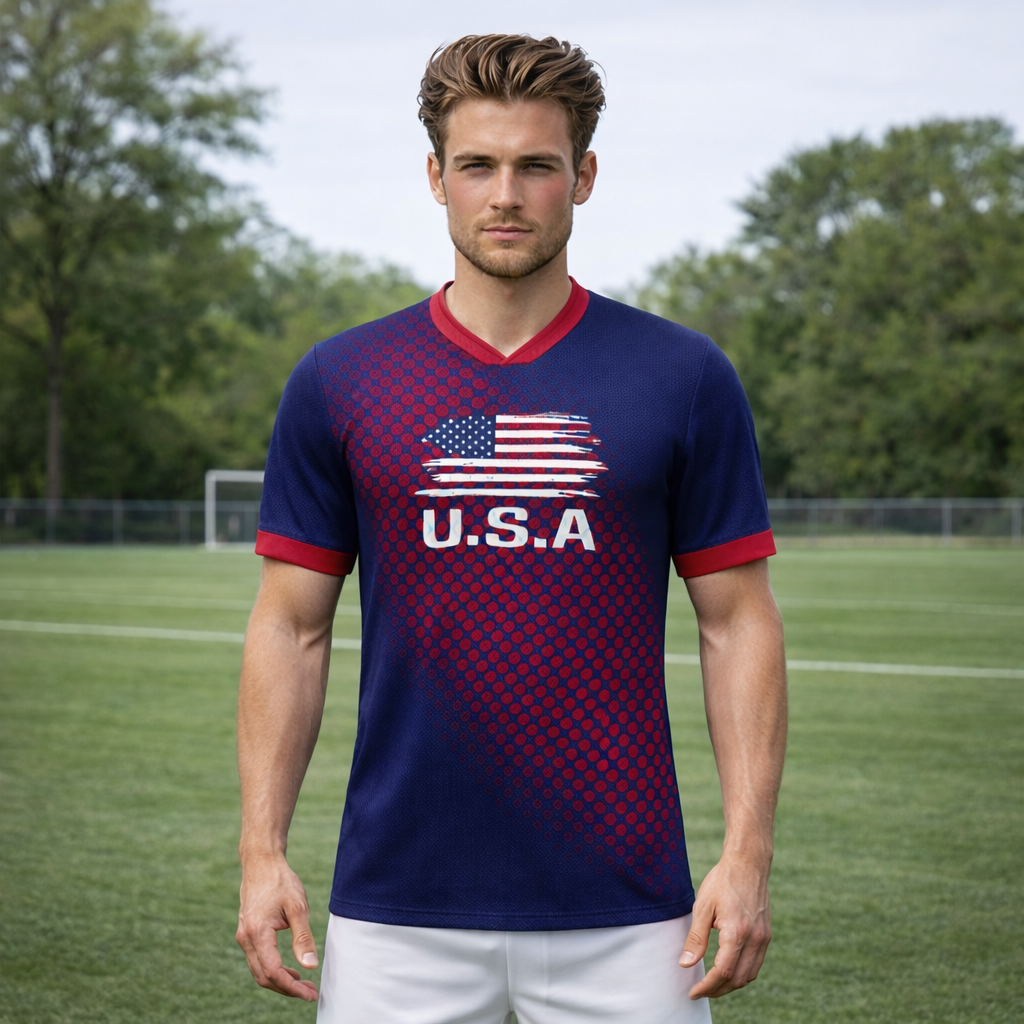 USA - Personalized Soccer Jersey Custom Name Number