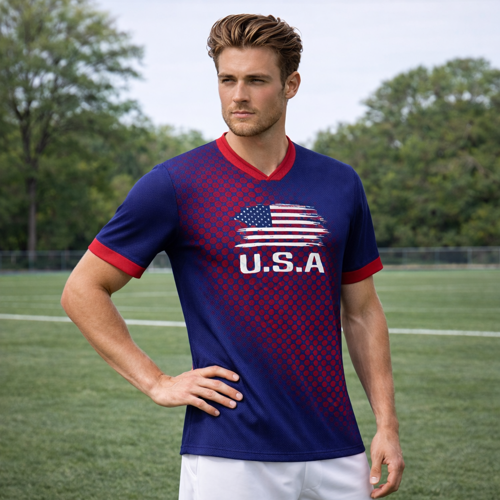 USA - Personalized Soccer Jersey Custom Name Number