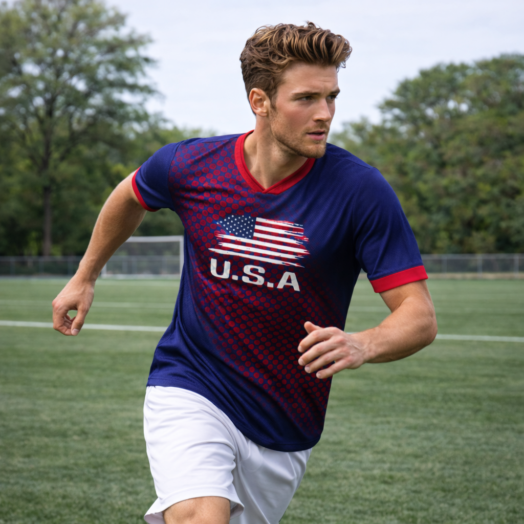 USA - Personalized Soccer Jersey Custom Name Number