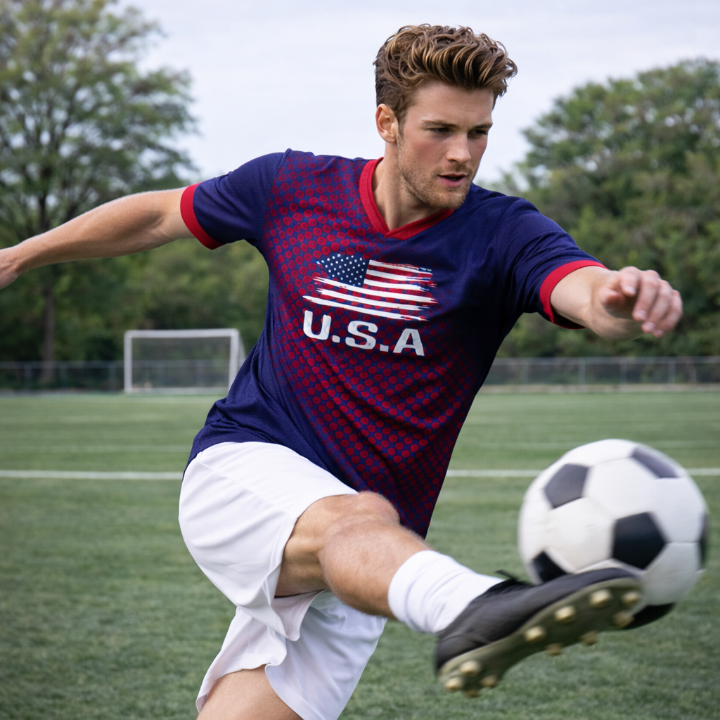 USA - Personalized Soccer Jersey Custom Name Number
