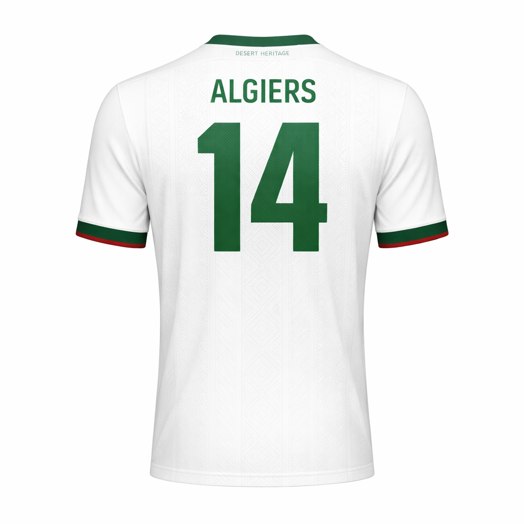 Algeria – Home Desert Heritage Jersey – Micro-Mesh Polyester
