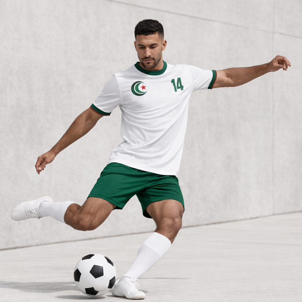 Algeria – Home Desert Heritage Jersey – Micro-Mesh Polyester
