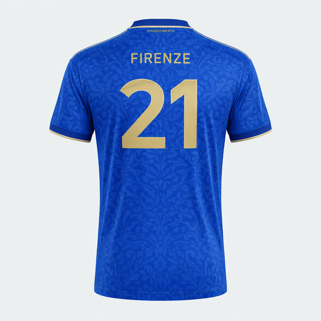 Italy – Home Azzurri Jersey – Textured Polyester