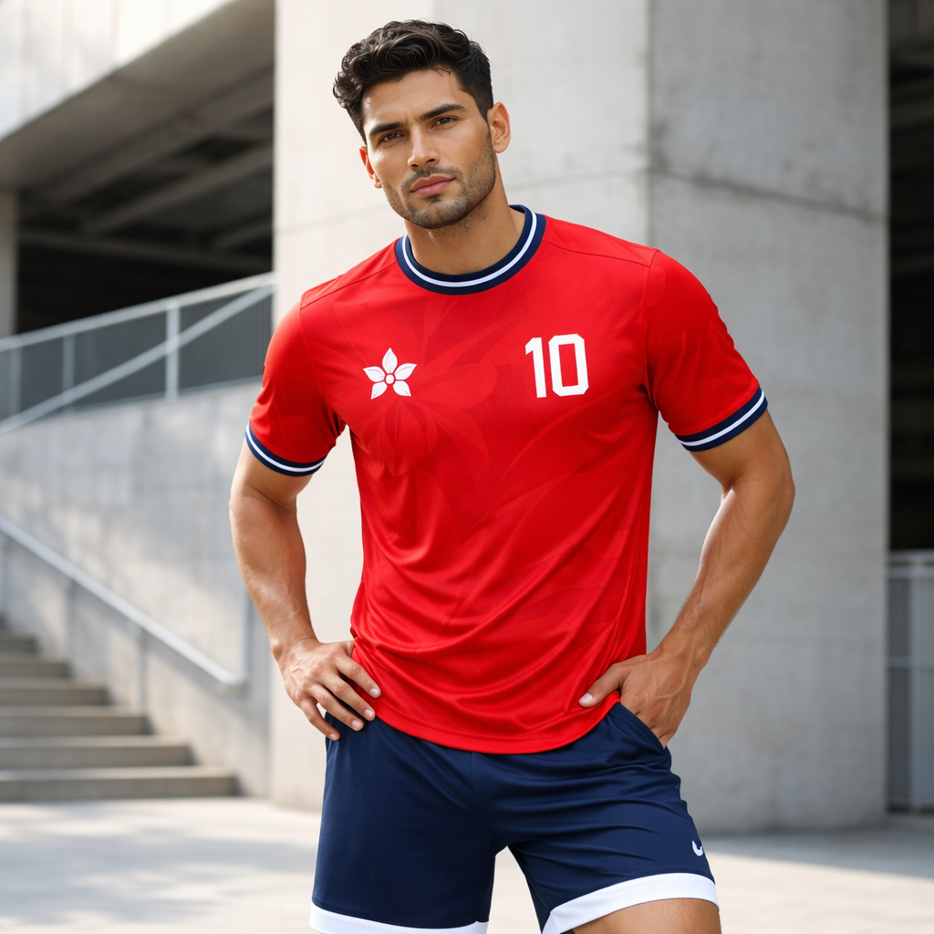 Costa Rica – Home Orchid Energy Jersey – Performance Interlock