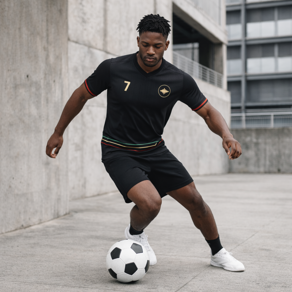 Jamaica – Reggae Pulse Jersey – Engineered Performance Mesh