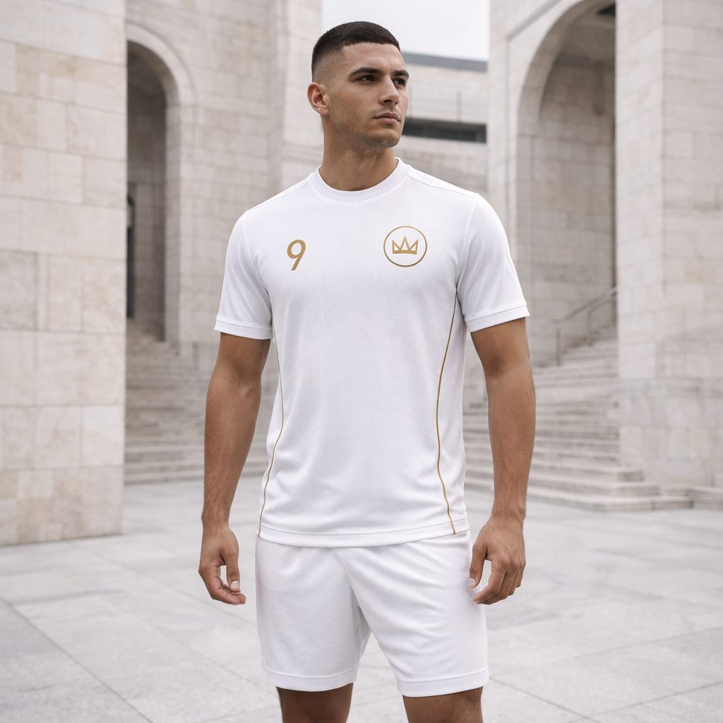 Madrid – Royal White Legacy Jersey – Elite Performance Knit