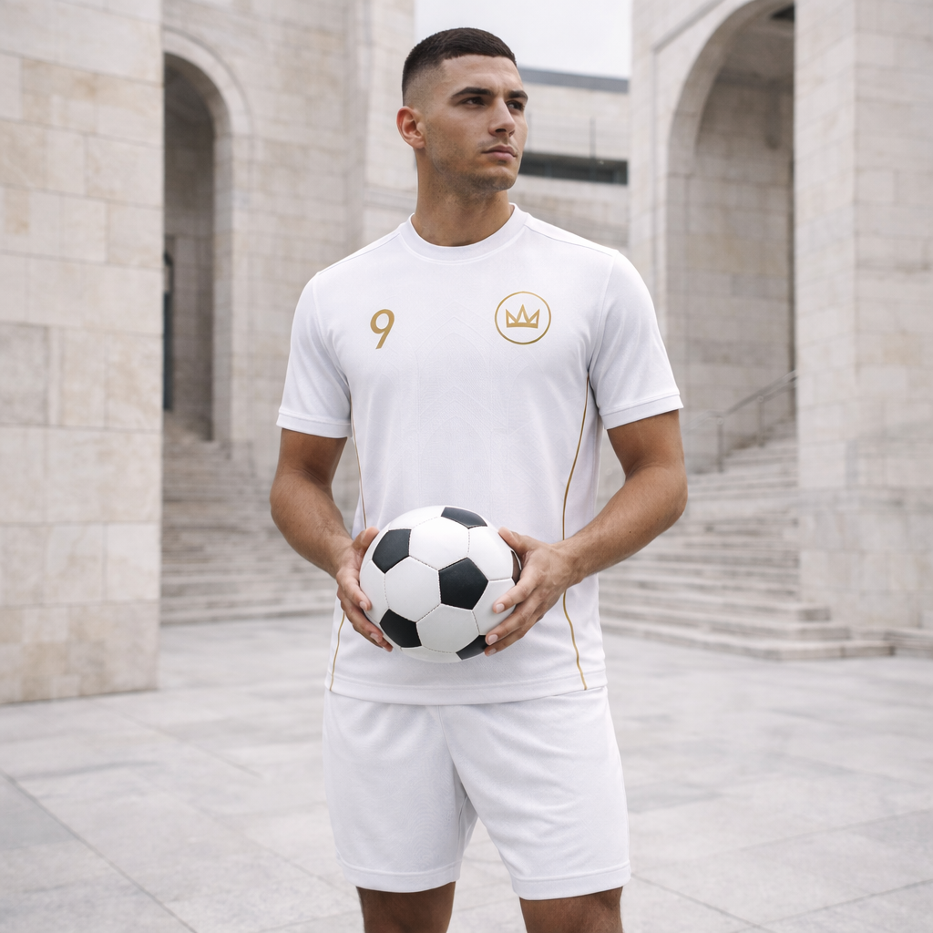 Madrid – Royal White Legacy Jersey – Elite Performance Knit