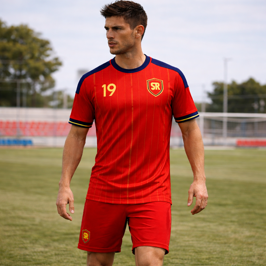Spanish Rising Star 19 – La Roja Match Jersey – Recycled Performance Polyester