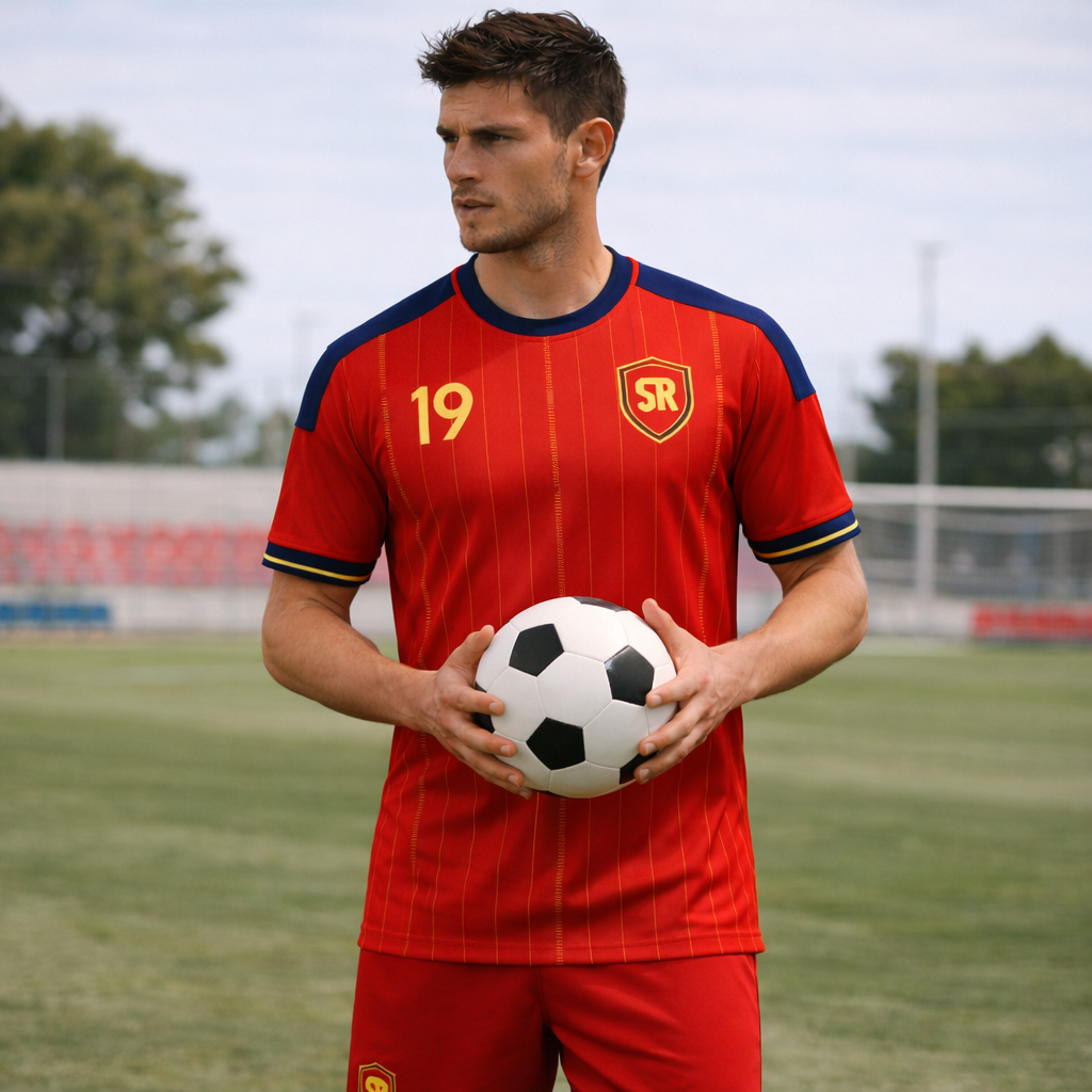 Spanish Rising Star 19 – La Roja Match Jersey – Recycled Performance Polyester