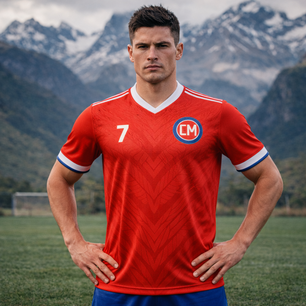 Chilean Match Jersey 7 – Recycled Performance Polyester