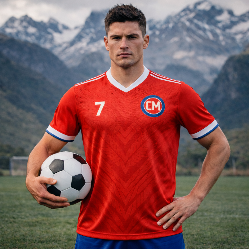 Chilean Match Jersey 7 – Recycled Performance Polyester