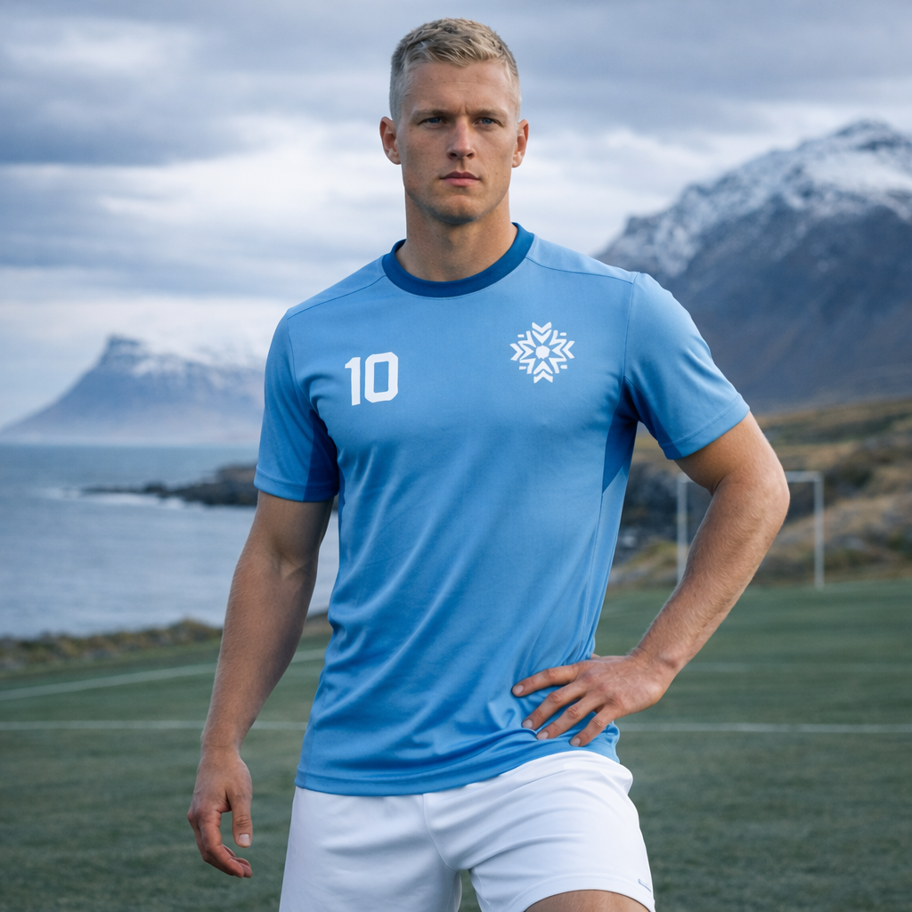 Nordic Playmaker 10 – Iceland Match Jersey – Recycled Polyester