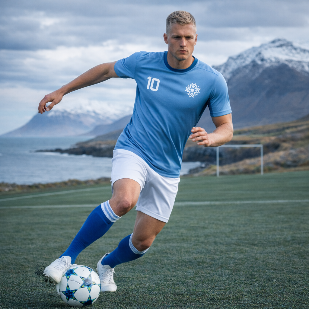 Nordic Playmaker 10 – Iceland Match Jersey – Recycled Polyester