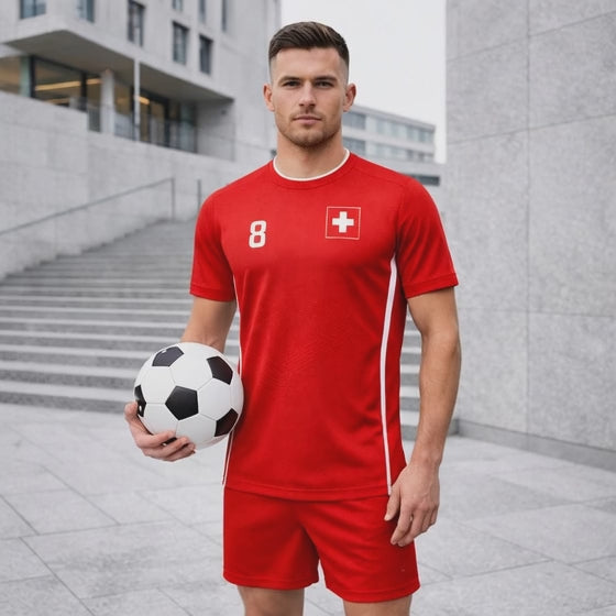 Switzerland – Helvetic Motion Jersey – Textured Performance Knit