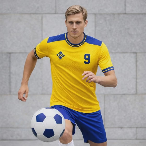 Sweden – Home Heritage Jersey – Textured Interlock