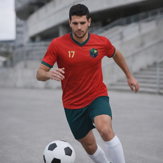 Portugal – Home Wave Jersey – Lightweight Polyester